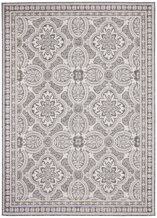 Neisha Traditional Grey Rug 6'7\" X 9'6\" Area Rug