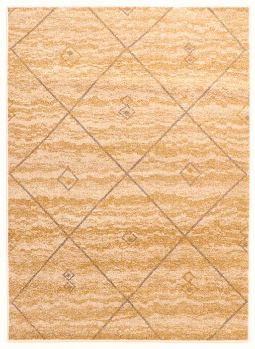 Grande Ivory/Gold 6'7\" X 9'6\" Area Rug