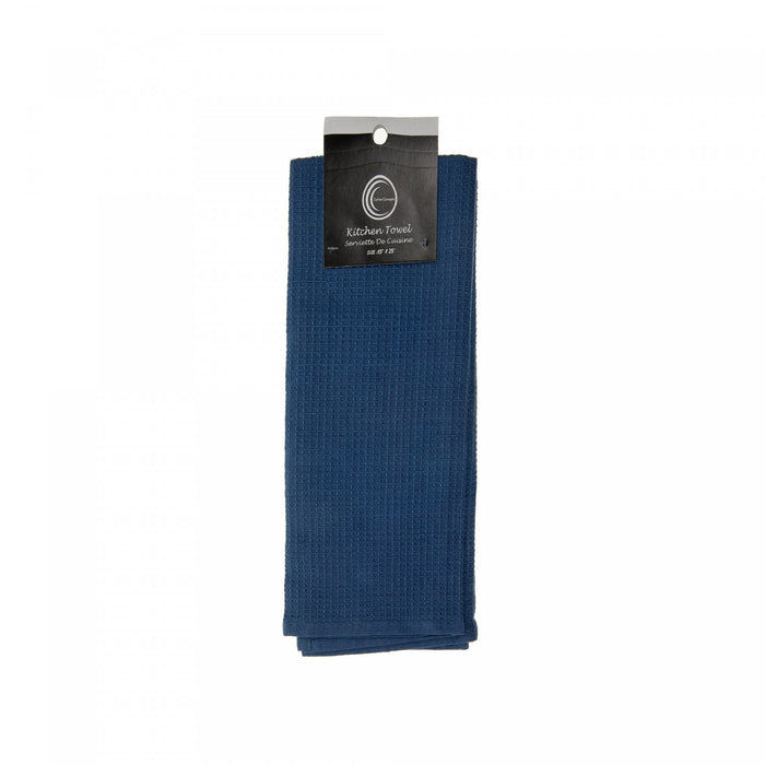 Waffle Kitchen Towel Blue - Set of 6