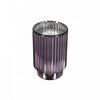11.3 Oz Ribbed Electroplated Scented Candle Tropical Dreams - Set of 2