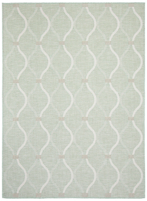 Neisha Abstract Mint Rug 6'7\" X 9'6\" Area Rug