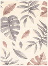 Palta Cream-Rose Area Rug - 3'11\" x 5'7\"
