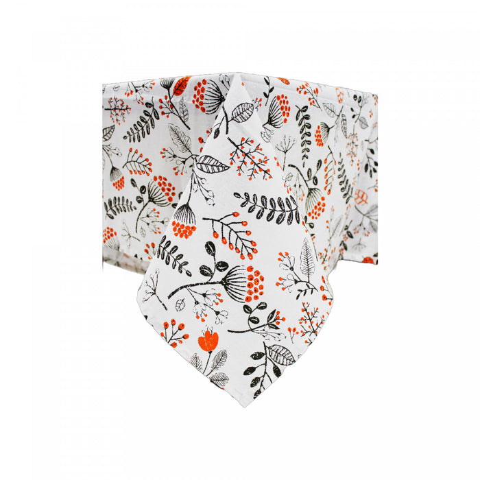 Cotton Tablecloth 52\" x 72\" Persimmon Tablecloths