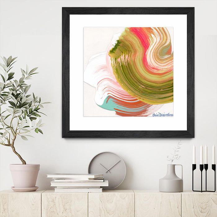 \"Night On The Town\" Matted and Framed Black 30x30 Wall Art