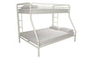 Atwater Living Cassia Twin Over Full Metal Bunk Bed - White