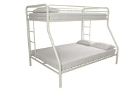 Atwater Living Cassia Twin Over Full Metal Bunk Bed - White