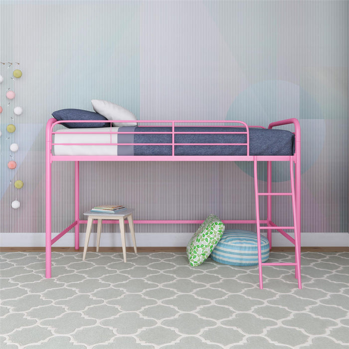Atwater Living Cora Junior Metal Loft Bed - Pink