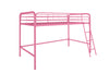 Atwater Living Cora Junior Metal Loft Bed - Pink