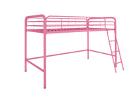 Atwater Living Cora Junior Metal Loft Bed - Pink 