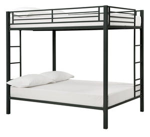 Dorel Home Atwater Living Parker Full Over Full Metal Bunk Bed - Black