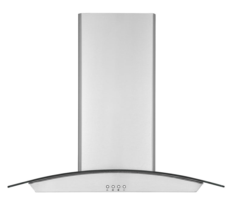 Ancona IGCC630 30\" Island Glass Stainless Steel Range Hood - AN-1404