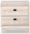 Yorkdale Bedside 2-Drawer Nightstand, 23.5