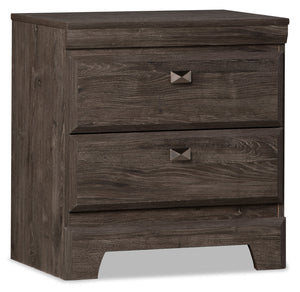 Yorkdale Bedside 2-Drawer Nightstand, 23.5