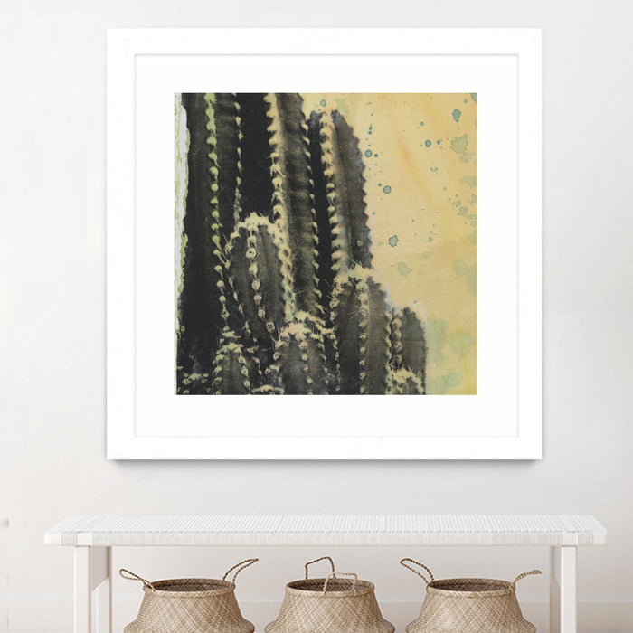 \"Desert Dreams Iv\" Matted and Framed White 30x30 Wall Art