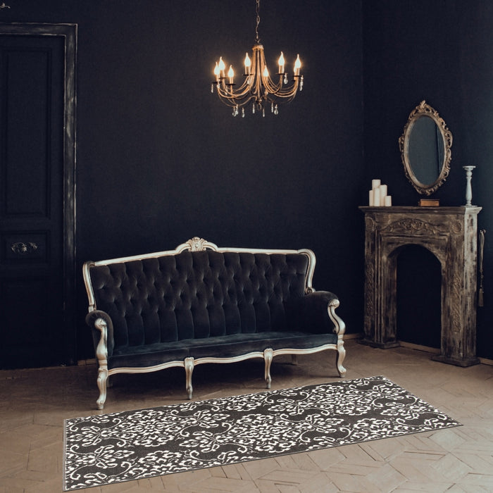 Caledonia Grey 2'8\" x 4'11\" Area Rug