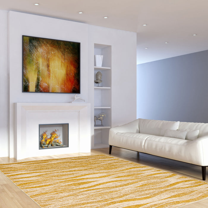 Arusha Ivory / Gold 7'10\" x 10'2\" Area Rug