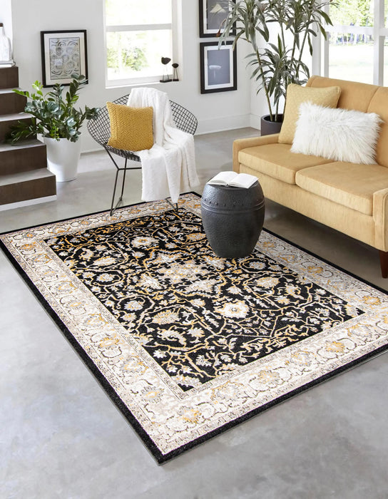 Legacy Black Machine Washable Area Rug - 8'0\" x 10'0\"