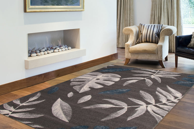Palta Anthracite-Prol Area Rug - 7'10\" x 10'2\"