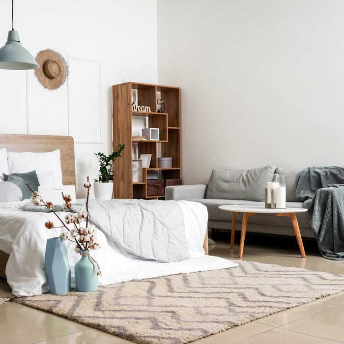 Miah Cream Area Rug - 6'7\" x 9'6\"