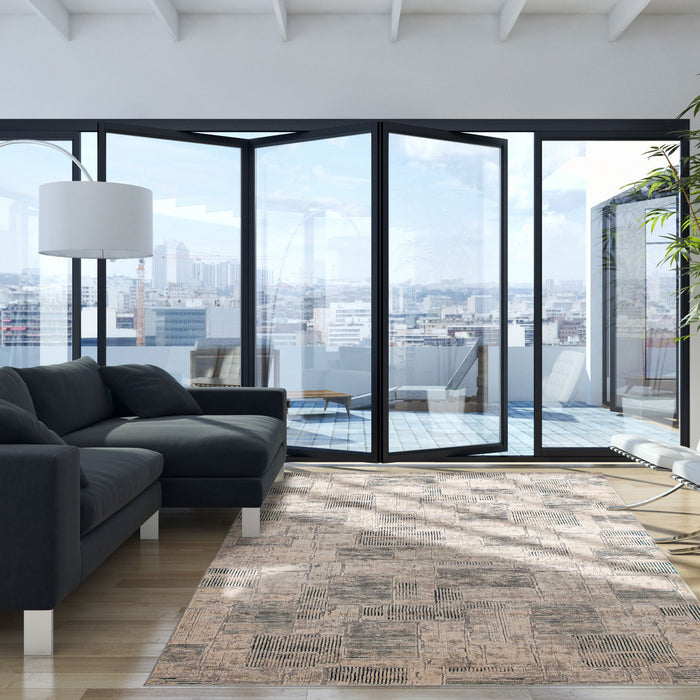 Piedad Grey Rug 3'11\" X 5'11\" Area Rug