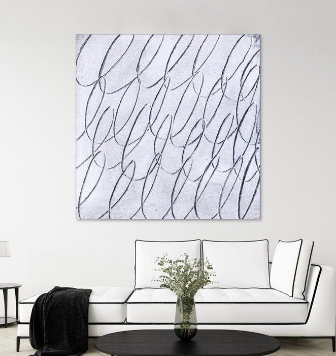 \"Contemplating Style\" Giant Art 54x54 Wall Art