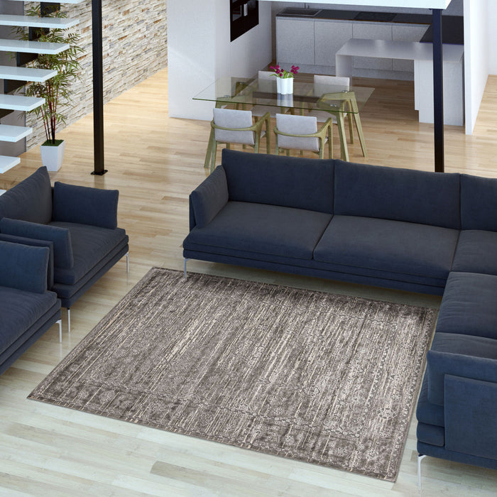 Shaleigh Grey Rug 6'7\" X 9'6\" Area Rug