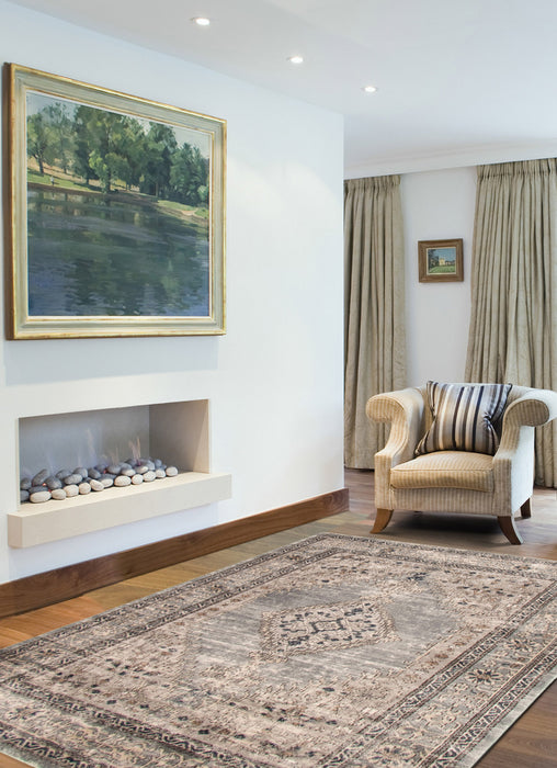 Octavian Bijar Blue Area Rug - 5'3\" x 7'3\"