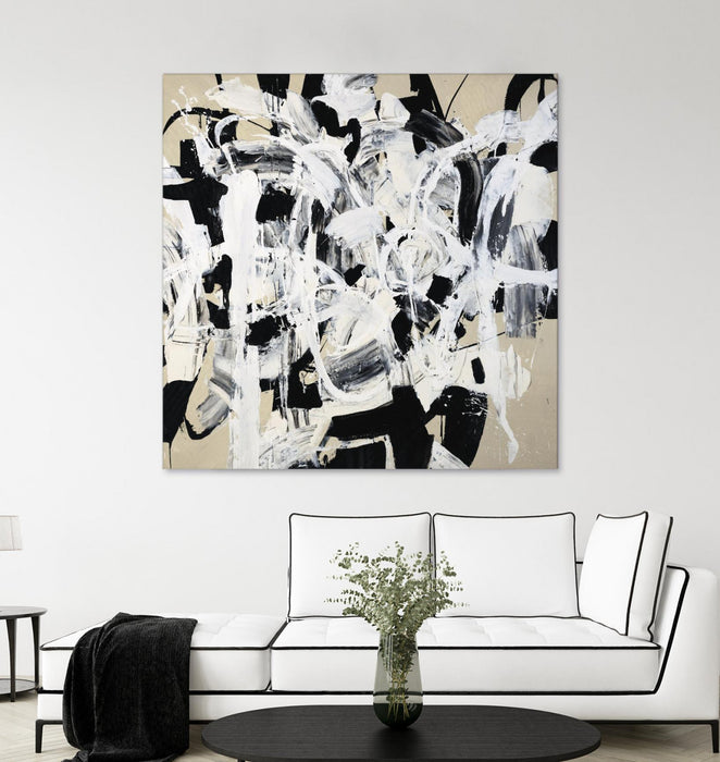 \"Talking Out Of Both Sides\" Giant Art 72x72 Wall Art
