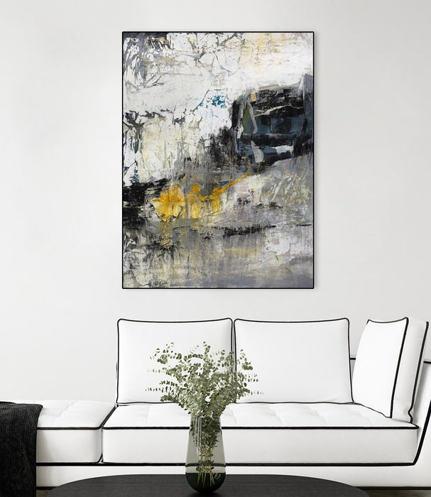 \"The Hike\" Canvas Framed Black 24x32 Wall Art