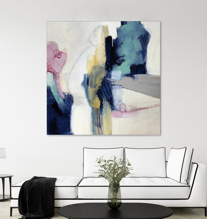 \"Acrobatic Swimmer\" Giant Art 54x54 Wall Art