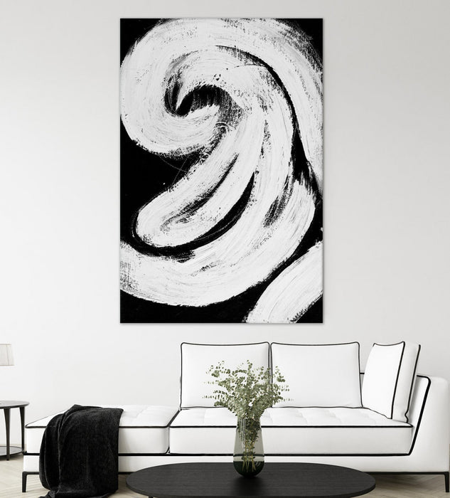\"Loosely Intertwined Ii\" Giant Art 84x54 Wall Art