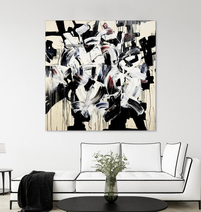 \"Racing Thoughts\" Giant Art 54x54 Wall Art