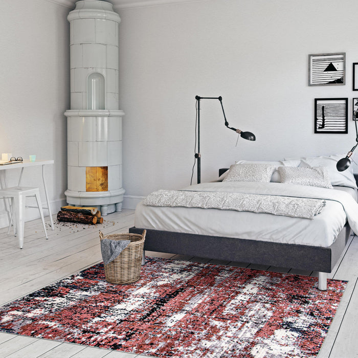 Paloma Marble Pink Area Rug - 6'7\" x 9'6\"