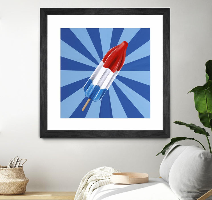 \"Daily Cravings Vi\" Matted and Framed Black 36x36 Wall Art