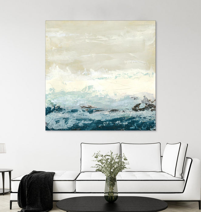 \"Coastal Currents I\" Giant Art 54x54 Wall Art