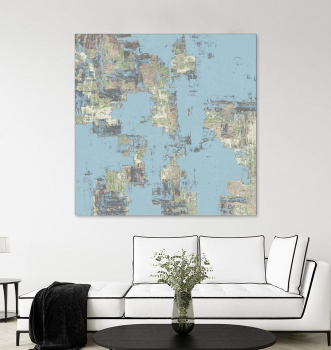 \"Memory Block Ii\" Giant Art 54x54 Wall Art