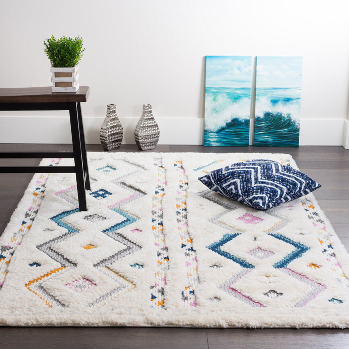 Lola Chevron 3x5 Area Rug