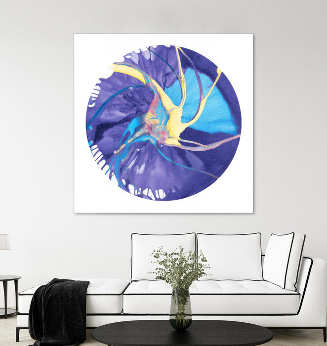 \"Spin Art 26\" Giant Art 72x72 Wall Art