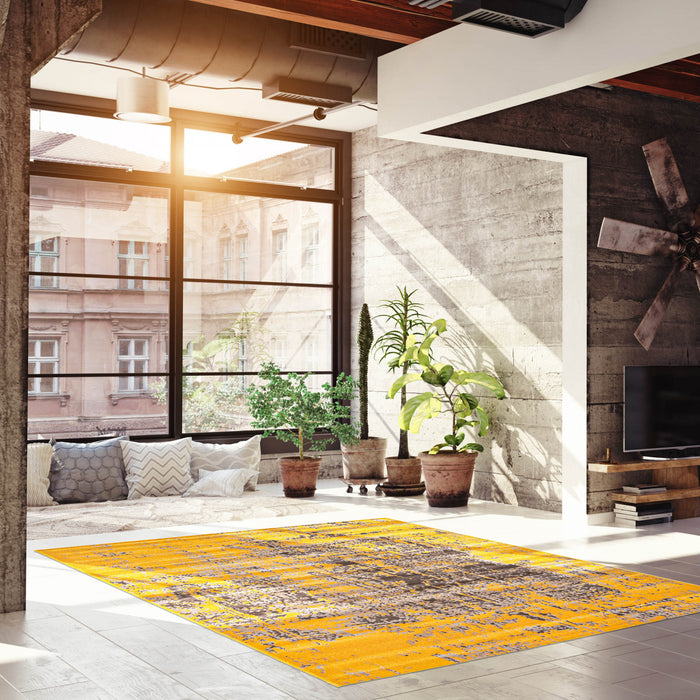 Mariam Yellow 2'8\" x 4'11\" Area Rug