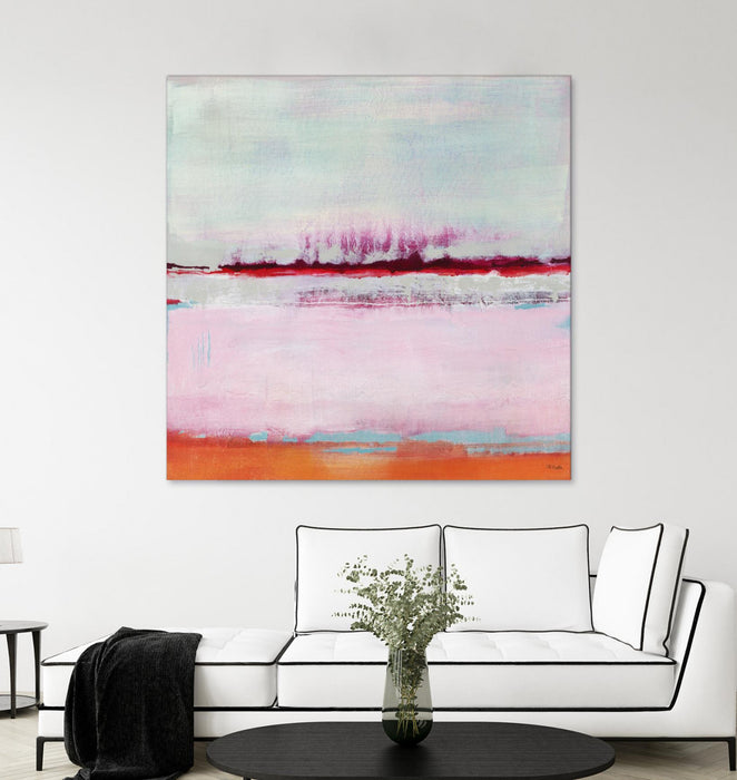 \"Persimmon Jump Ii\" Giant Art 54x54 Wall Art