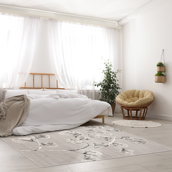 Ameeka Grey 3'11\" x 5'7\" Area Rug
