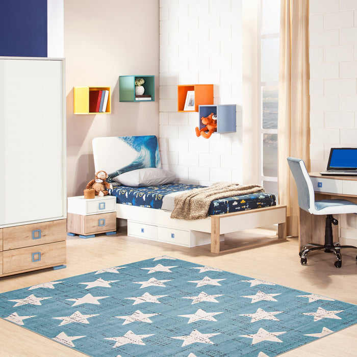 Ira Aqua 5'3\" x 7'7\" Area Rug