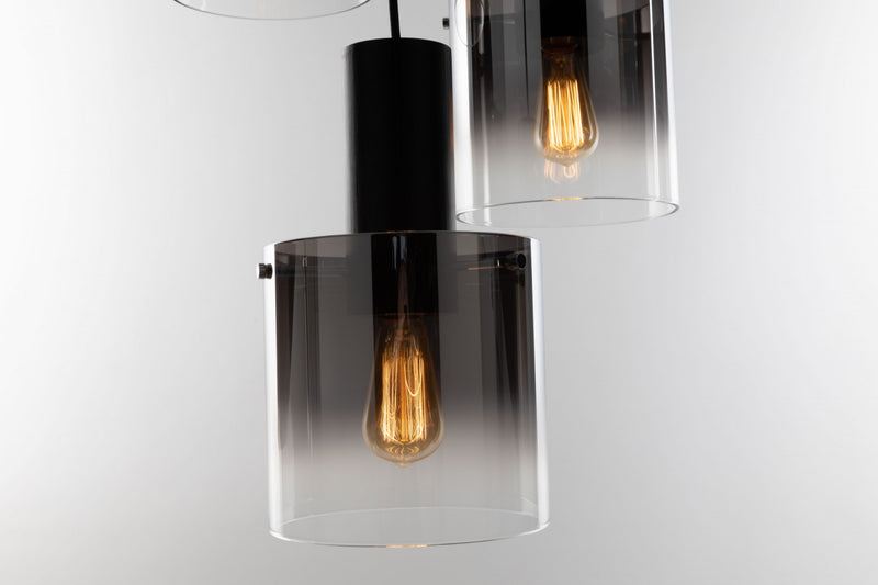 Henley 3-Light Black Chandelier