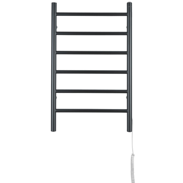 Ancona Comfort 6-Bar Wall Mount Plug-In and Hardwire Towel Warmer - AN-5311