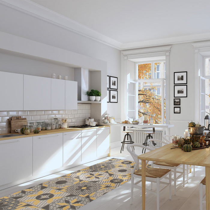Bellezza Grey 2'2\" x 24'0\" Area Rug
