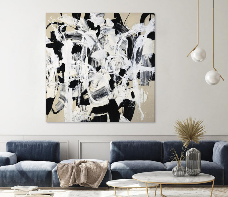 \"Talking Out Of Both Sides\" Giant Art 72x72 Wall Art