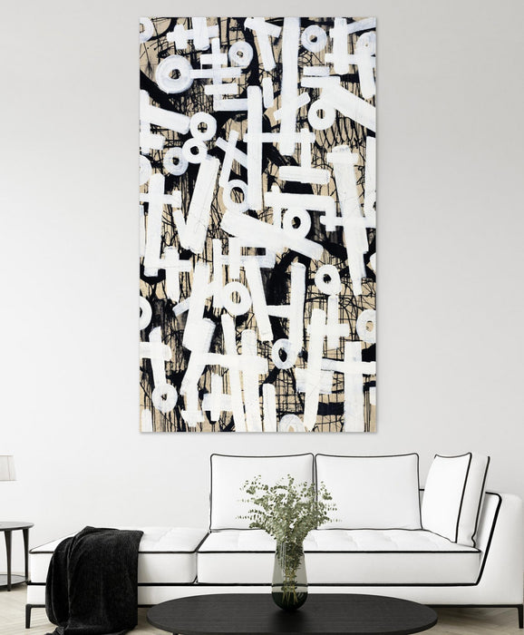 \"Strapped I\" Giant Art 84x48 Wall Art