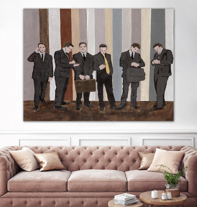 \"Conference Break\" Giant Art 72x54 Wall Art