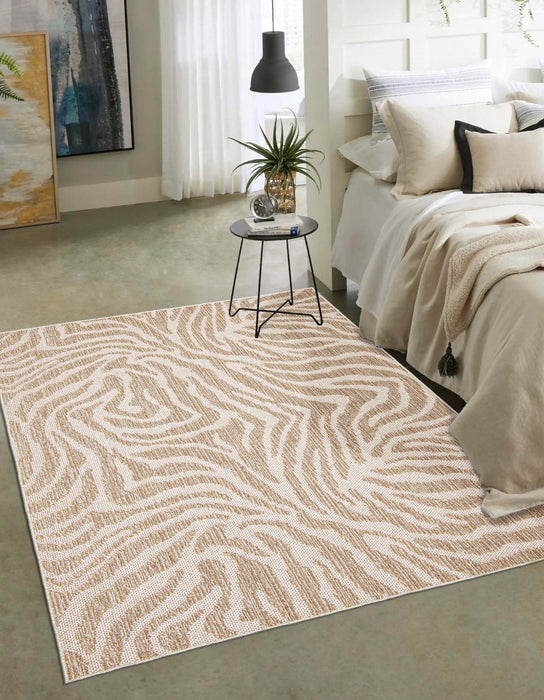 Samia Taupe Area Rug - 5'0\" x 7'0\"