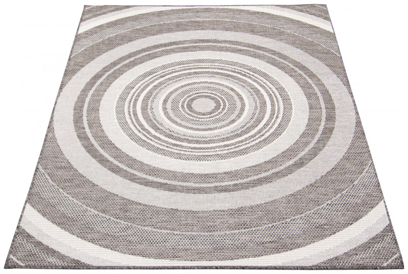 Neisha Modern Grey Rug 6'7\" X 9'6\" Area Rug